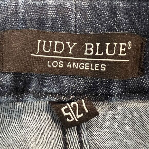 Judy Blue Jogger Elastic Waist Pull On Denim Jeans Size 5/27 - Picture 4 of 7